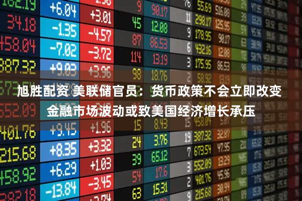 旭胜配资 美联储官员:货币政策不会立即改变 金融市场波动或致美国经济增长承压